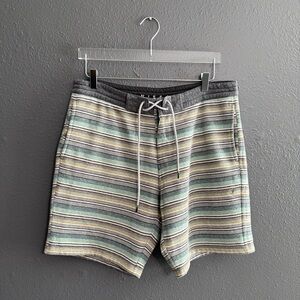 Vissla Stripped Cotton Board Shorts Size L
